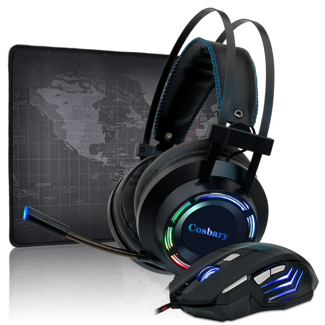 Fone Microfone Headset Para Jogos Gamer 7.1 para PC Notebook Xbox