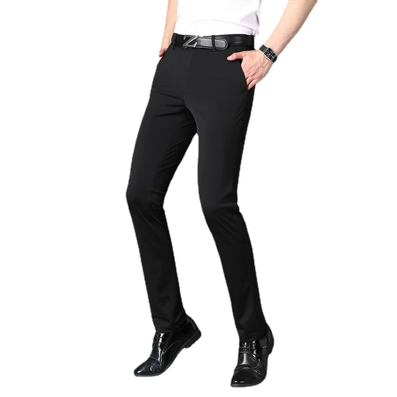 Stretch Pants Thin Trousers Business Pants Men Pants