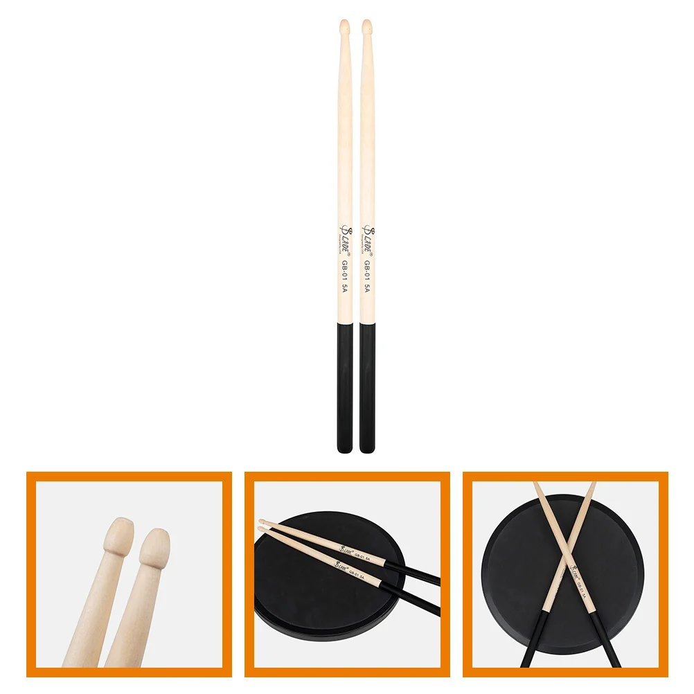 

Maple Wooden Drum Sticks Wooden Drum Sticks Accessories Percussion Mallets Percussion Instrument Child Practice
