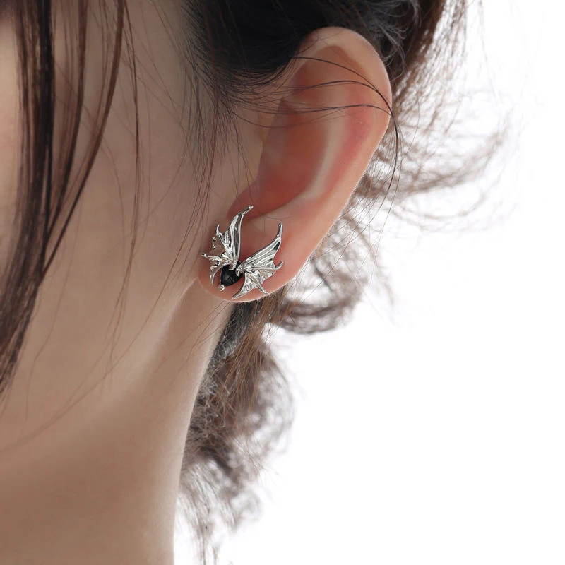 

New Bat Earrings For 2024 Hip Hop Rock Party Gift For Women