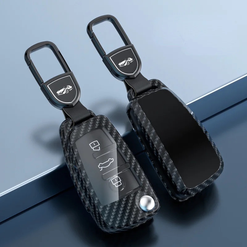 Custodia/cover per Chiave/telecomando in TPU Per Audi A3 8L 8P A4 B6 B7 B8 A6 C5 C6 4F RS3 Q3 Q7 TT 8L 8V S3 Auto Borsette Accessori - Sf9f5b4cf0716488a87b8d63f7f67bf441