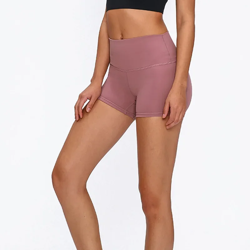 

Women Fitness Shorts Running Cycling Breathable Sporty Leggings High Waist Summer Workout Gym Shorts