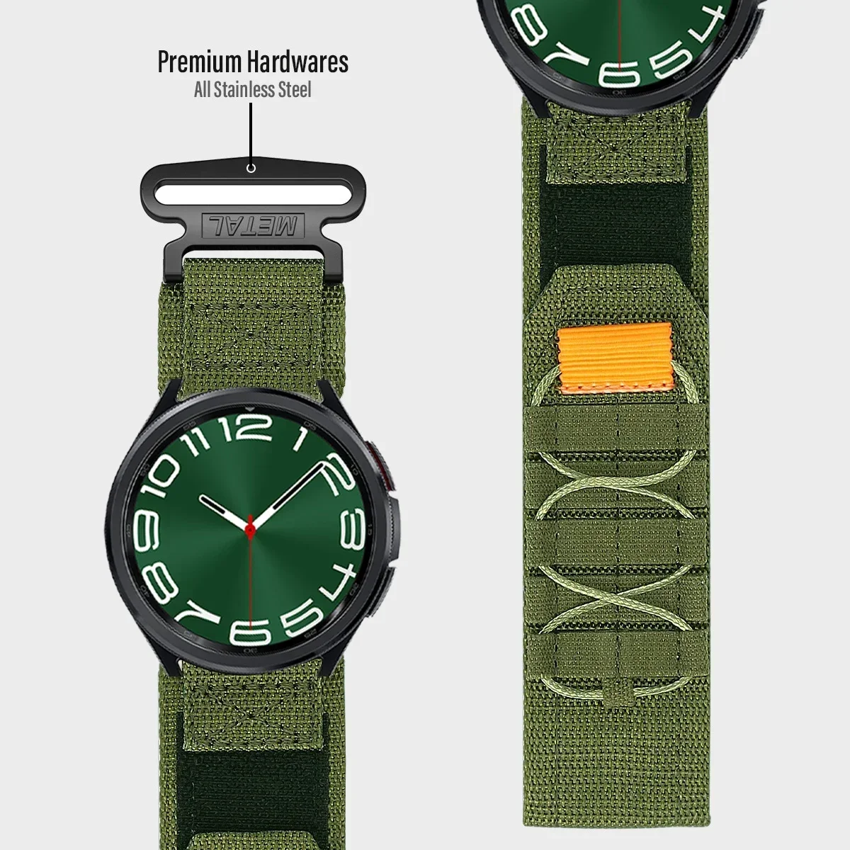 Seamless Nylon Strap for Smartwatch - Quick Fit Design