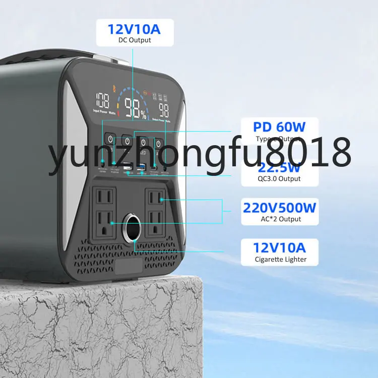 1000W 휴대용 전원 스테이션 280800mAh 에너지 저장 리튬 이온 배터리 야외 태양 발전기 보조베터리