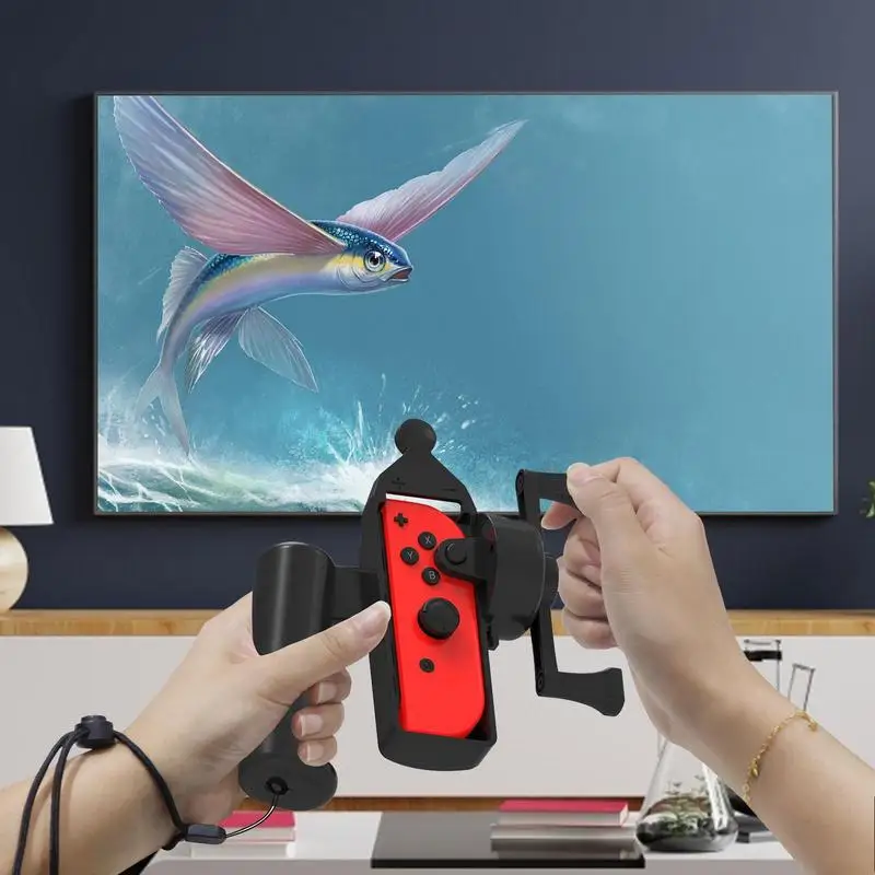 Canna Da Pesca Per Accessori Switch Nindos Kit Da Gioco Per La Pesca Per Controller Switch The Strike Bundle Dispositivo Somatosensoriale
