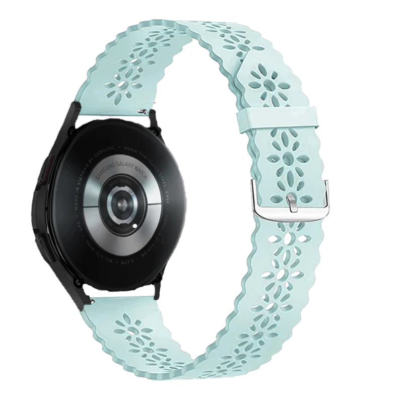 Women's Sport Lace Silicone Watch Strap - Stylish Bracelet Design, 20mm/22mm Band