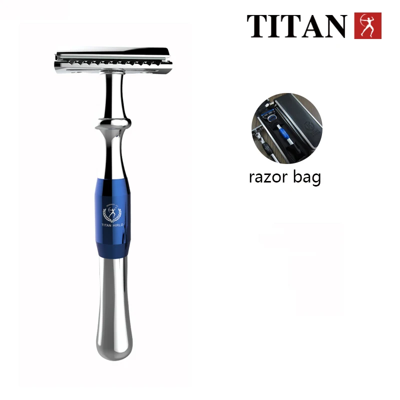 TITAN-T-shaped-razor-safety-razor-for-men-metal-handle-replaceable ...
