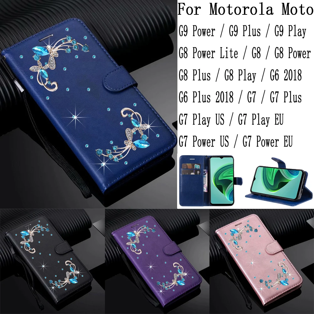 

Sunjolly Mobile Phone Cases Covers for Motorola Moto G9 G8 G7 G6 Power Plus Play Lite 2018 Case Cover coque Flip Wallet