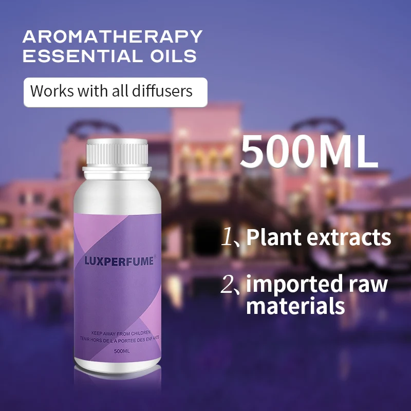 Aroma Essential Oil 500ML Diffuser Essential Oils And Stick Hotel Flavoring  For Home Fragrances Perfume Liquid Air Freshener