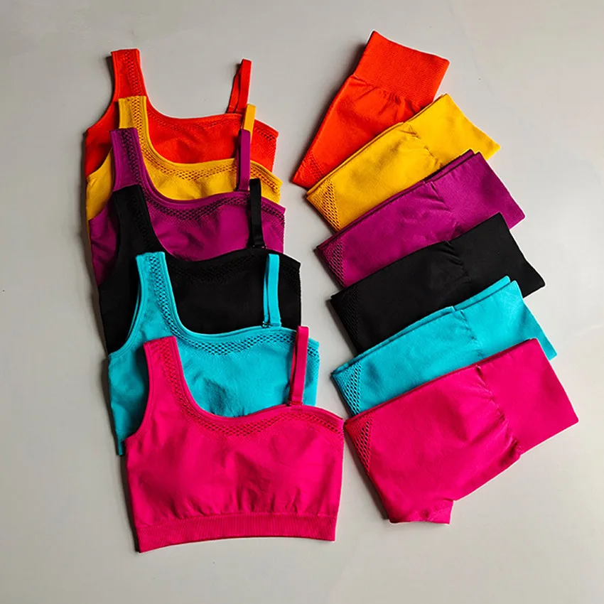 2pcs Seamless Yoga Set Sport Outfits Women Two Piece Hollow Long Sleeve Crop top Leggings Workout Wear Gym Suit Fitness Sets yoga set,gym workout set,fitness set,sports set,sportswear set