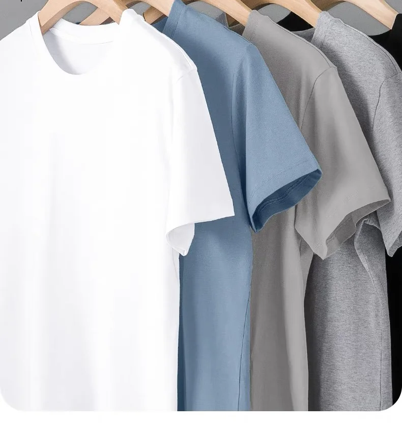 

Men Women Solid Color 100% Cotton Short Sleeve O-neck Men T-shirt Tops Customized Print Your Own Design Brand Unisex Harajuku Ts