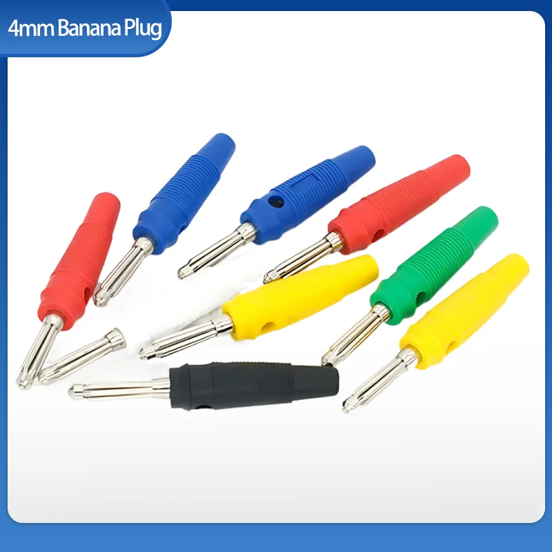 

10PCS 4mm Banana Plug (Plug + Socket Connector) Binding Post Lantern Plug Male Female Pair Terminal Breadboard Socket