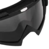 Outdoor Ski Goggles, Sports Cycling Motorcycle Windproof Goggles Bike Off Road Dustproof Glasses Matte Black Frame Snow Goggles 5