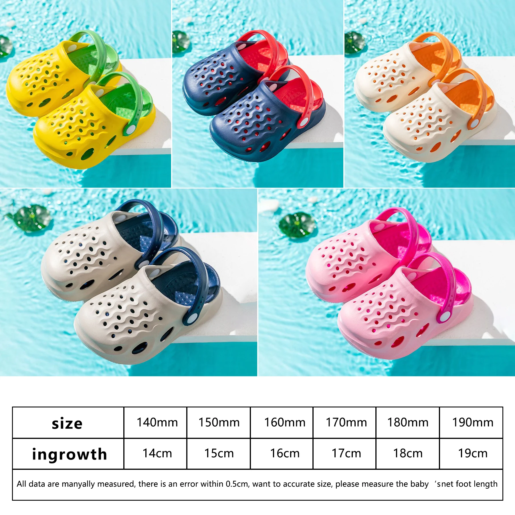 

2023 New Style Summer Baby Shoes Sandals For Girls Boy Mules Baby Girl Shoes Sandal Infantil for Boy Children's Garden Shoes