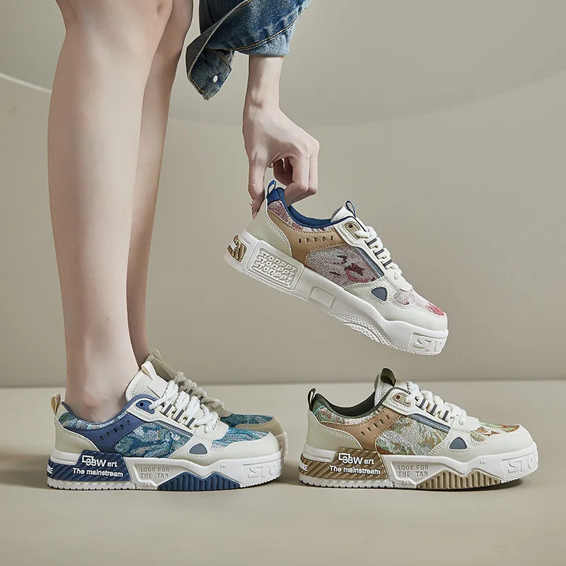 Women's Sneakers Trendy Designer Running Shoes Ladies Casual Sports Tennis Athletic Shoe Trainers Comfort Gym Sneaker Footwear