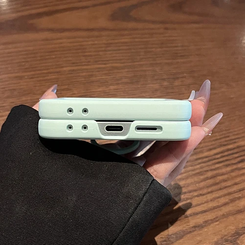 Liquid Silicone Ring Bracket Shockproof Case with Screen Protector Film