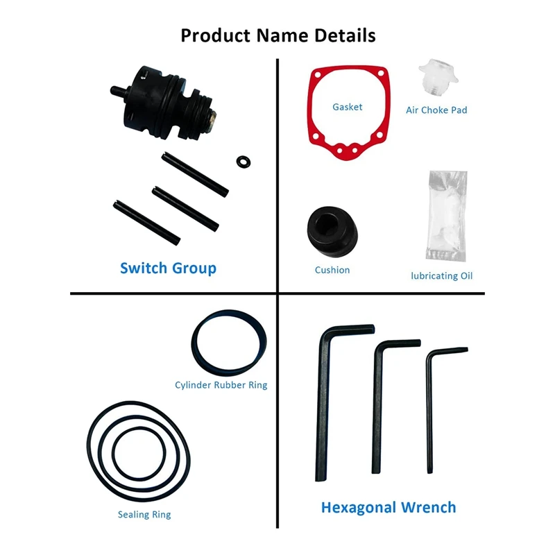 904949 Overhaul Kit Compatible With Porter Cable FN250B FN251 Nailer