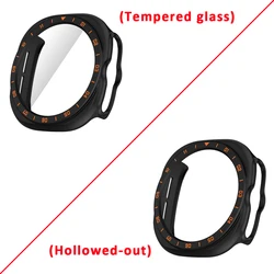 Custodia protettiva con copertura in vetro temperato premium e telaio bumper