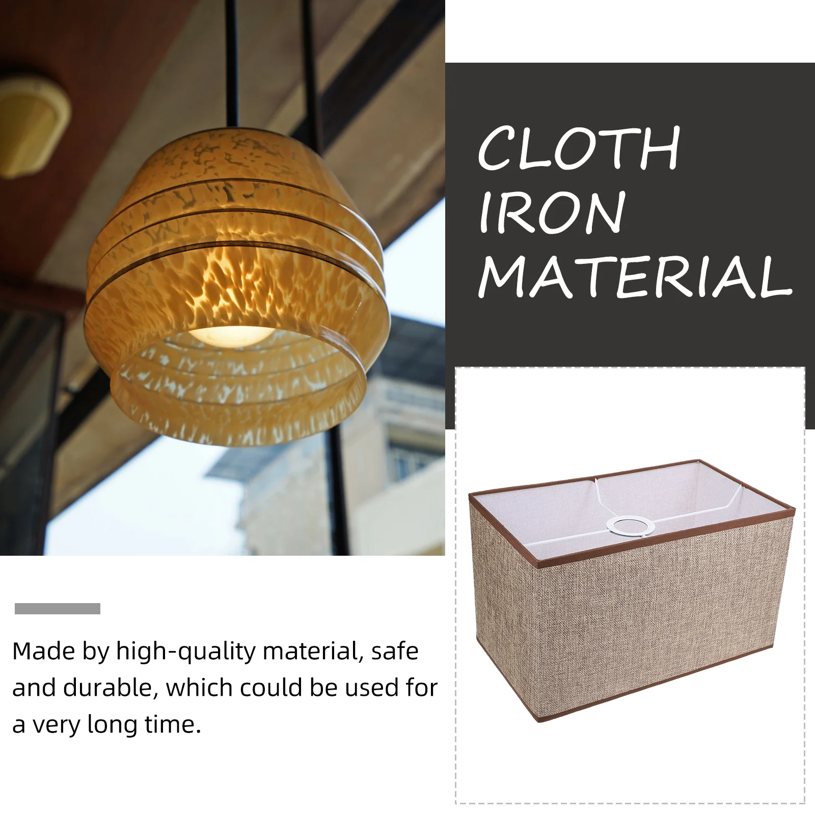 어린이 방지 콘센트 커버 직사각형 패브릭 램프 쉐이드, 삼베 벽 램프 쉐이드, 야간 조명 콘센트 커버 플레이트, 천장 조명 쉐이드