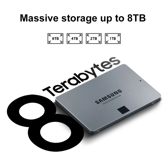 Samsung 4tb Sata 2.5 Ssd | Samsung 870 Qvo 2tb Sata3 - Samsung - Aliexpress