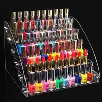 Nail Polish Display Stand Acrylic Transparent Multi-Layer Manicure Rack Nail Shop Cosmetic Rack Nail Polish Storage Rack 2