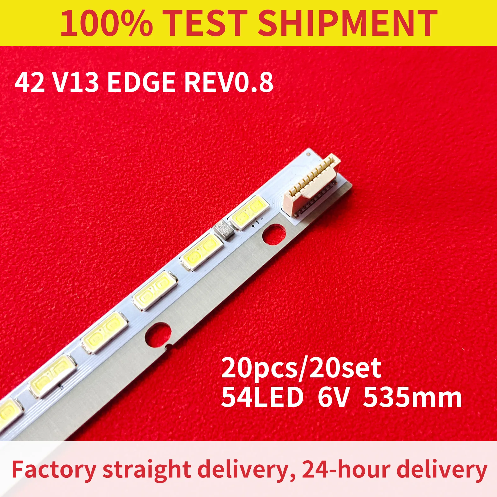

20 шт., светодиодная лента для подсветки для 42LA643V 42LA640S 42LA644V 42GA6400 Φ 6922L-1269A 0062A 42 V13 Edge 6920-0001C 42LA64