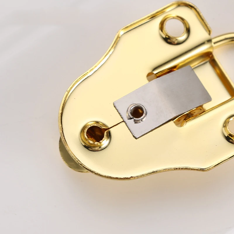 2 sets Vintage Jewelry Wood Box Hasps Drawer Latches Decorative Suitcases Hasp Latch Buckle Clasp Furniture Hardware 40*69mm