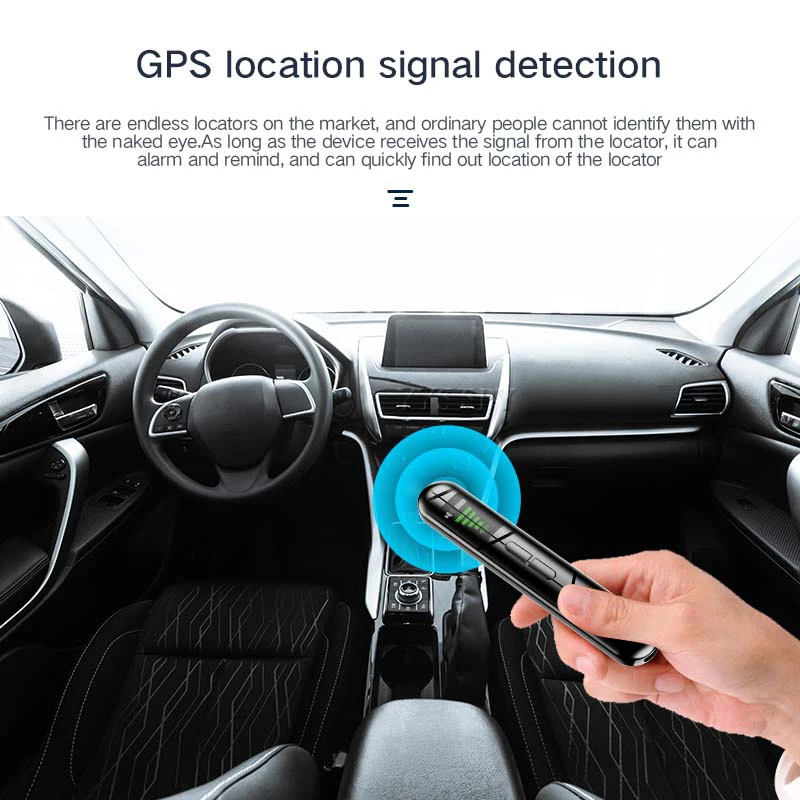 Anti Candid Hidden Camera Detector Pen Anti Theft Memory Function Wireless Spy Pinhole Cam Infrared Detection GPS Tracker Scan