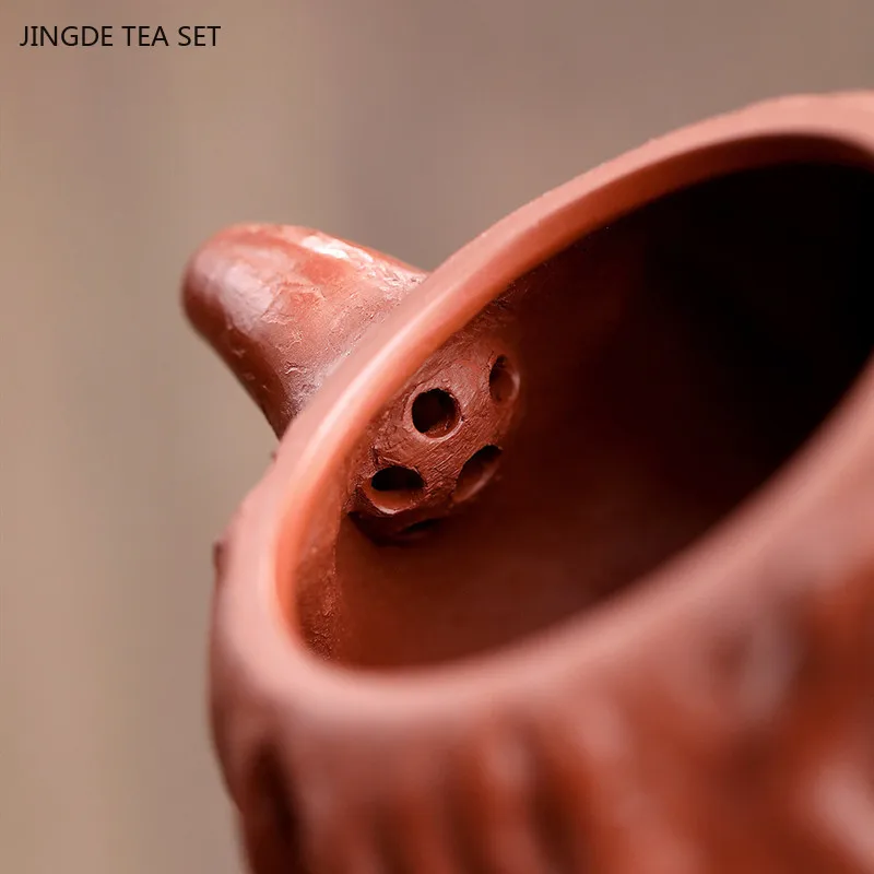 170ml High Quality Yixing Purple Clay Tea Pot Handmade Ball Hole Filter Beauty  Teaware Chinese Zisha Tea Infuser Custom Teapot