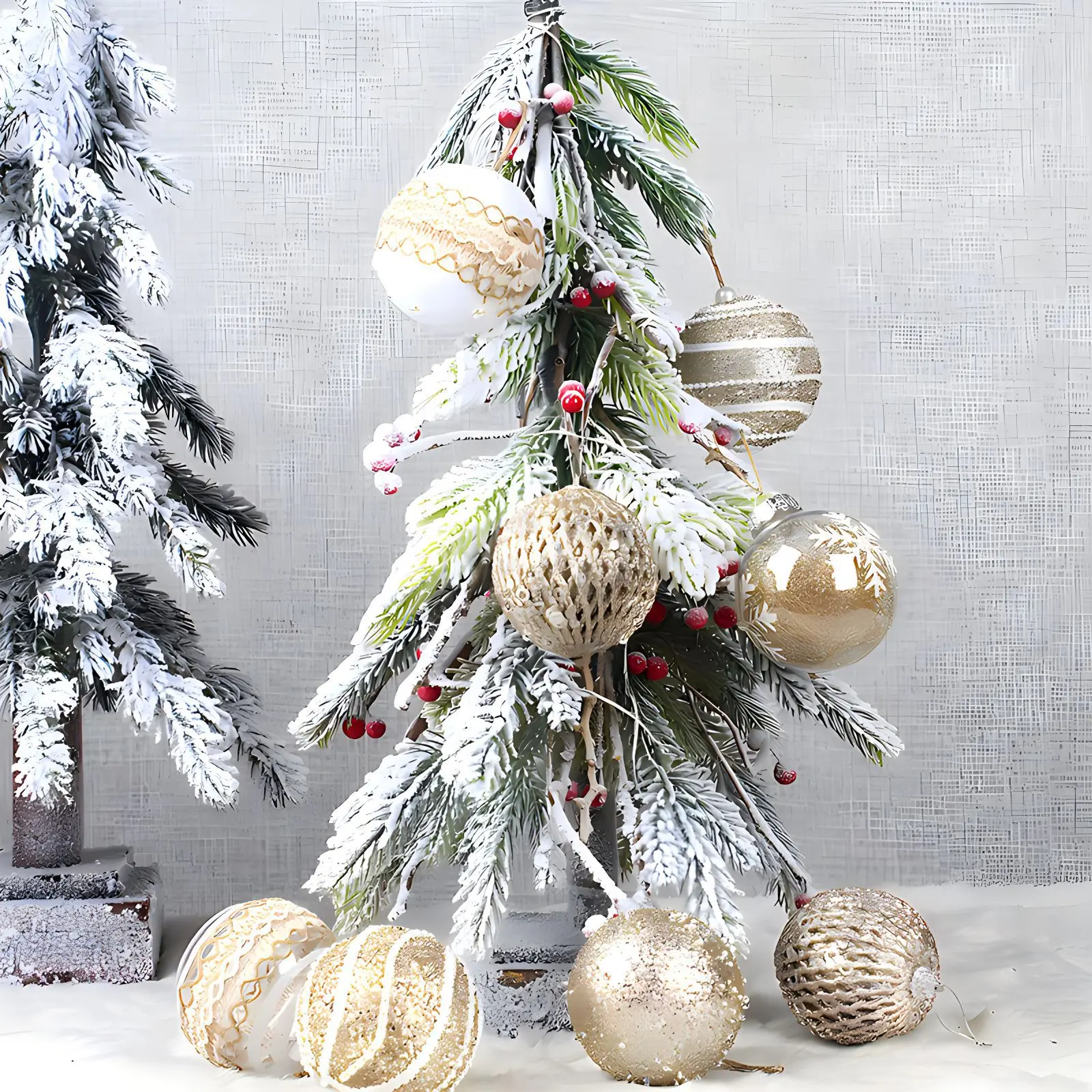 Christmas Venue Decoration Supplies Christmas Decoration 8cm Christmas Ball Gift Christmas Tree Pendant