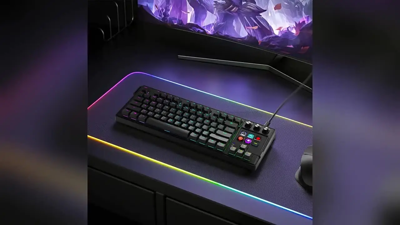 ミラボックス K1 PRO ビジュアルAIキーボード LCDメカニカルキーボード