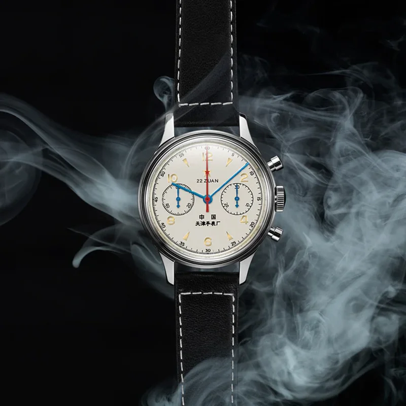Seagull 1963 70th Anniversary Reissue Edition 37.2mm Chronograph Men Manual Mechanical Watch Original Air Force Reloj ST1901 New 4