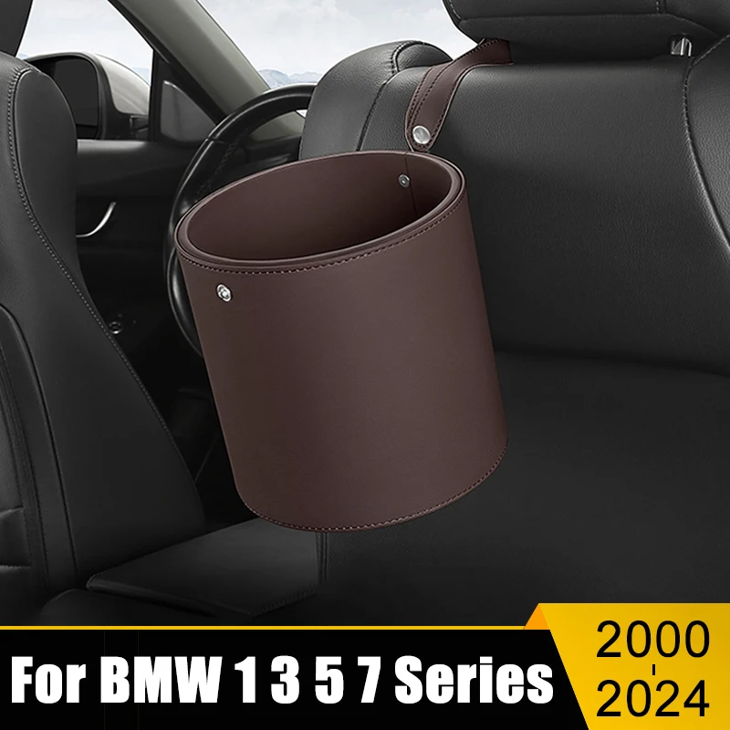 

For BMW 1 3 5 7 Series E81 E87 F20 E46 E90 F30 G20 E36 E92 E91 F31 E60 F10 E61 F11 E65 E66 F01 F02 Car Circular Trash Can Bin