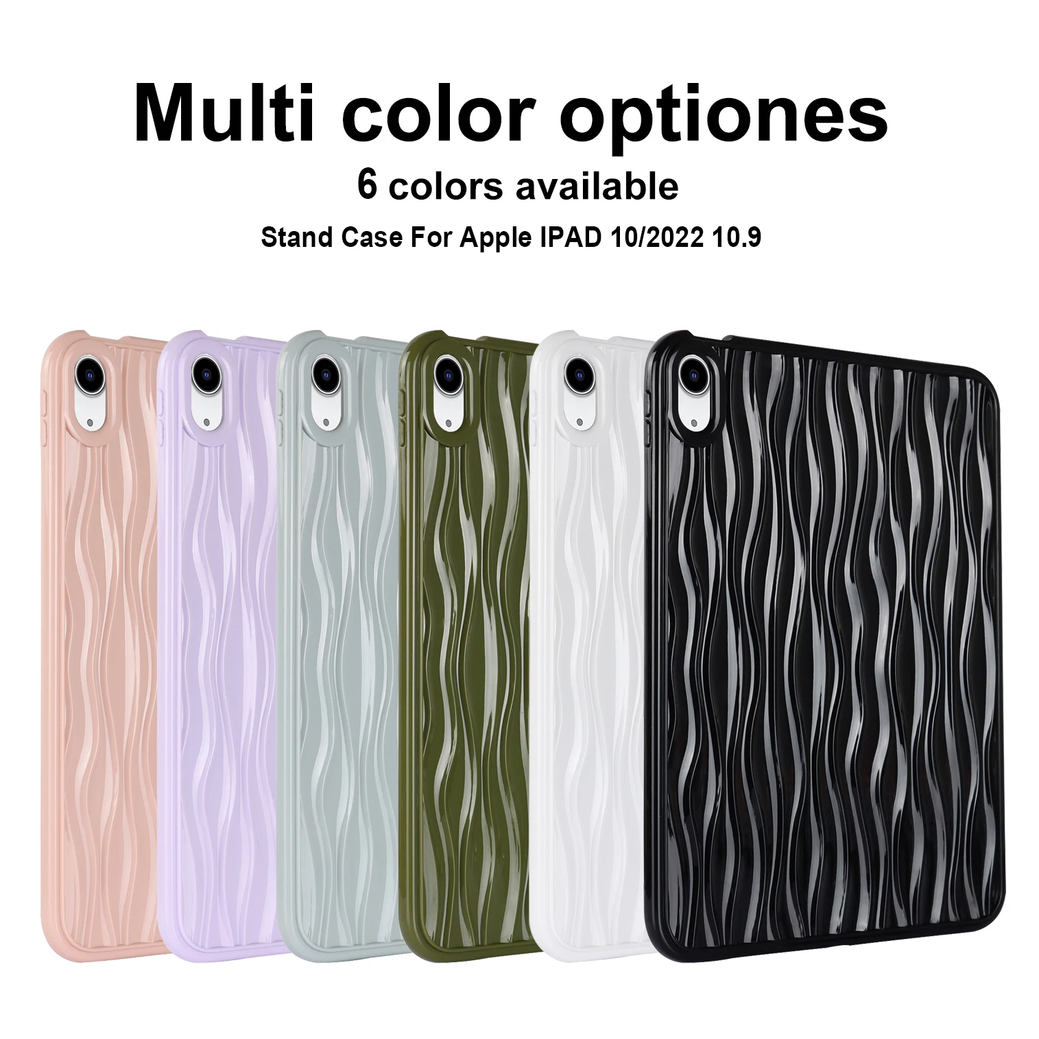 Pro 11 Case Solid Color Shockproof Back Cover For Ipad 10th 2022 9th 8th 7th 10.2 Inch Air 5 4 10.9 Mini 6 2021_voghion.com