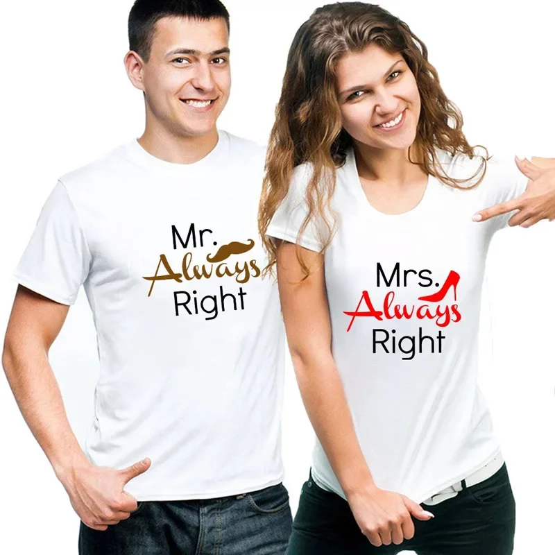 

Men Women Fashion Short Sleeve Lover Trend Casual T-shirts Clothes Summer Couple Clothing Graphic Printed Tee Shirts (7colors)
