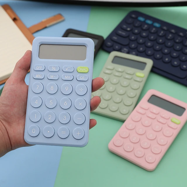 Calculatrices Scolaires | Calculatrices Mignonnes à 12 Chiffres pour Les  Filles - Gros Boutons, écran LCD 12 Chiffres, Fournitures Scolaires,  Bureau