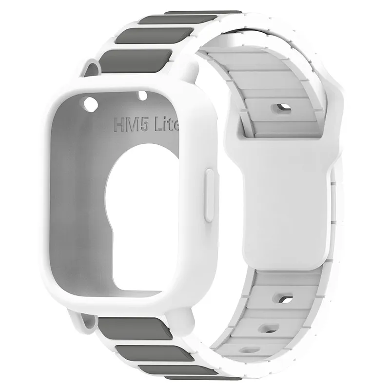 Silicone Protective Case and Strap for Smartwatch - Hollow Out Design