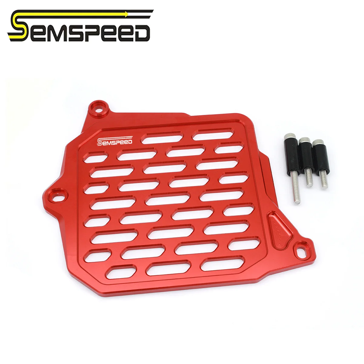 

Semspeed For Haojue UHR150 Radiator Cover Protector CNC Motorcycle Water Tank Protection Cover uhr 150 Heat Sink Grille Cap