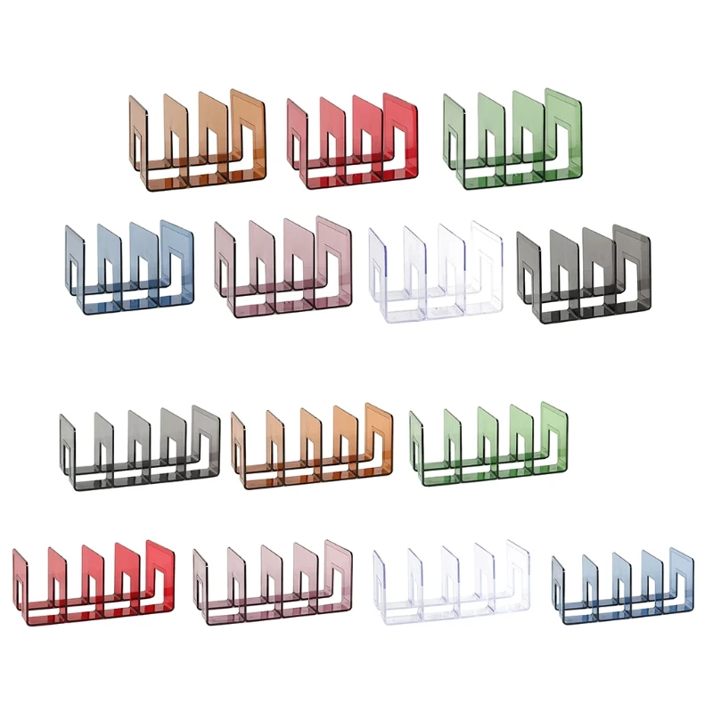 

Vertical Multi-Layer File Folder Books Holder Rack Home Tabletop Dropship