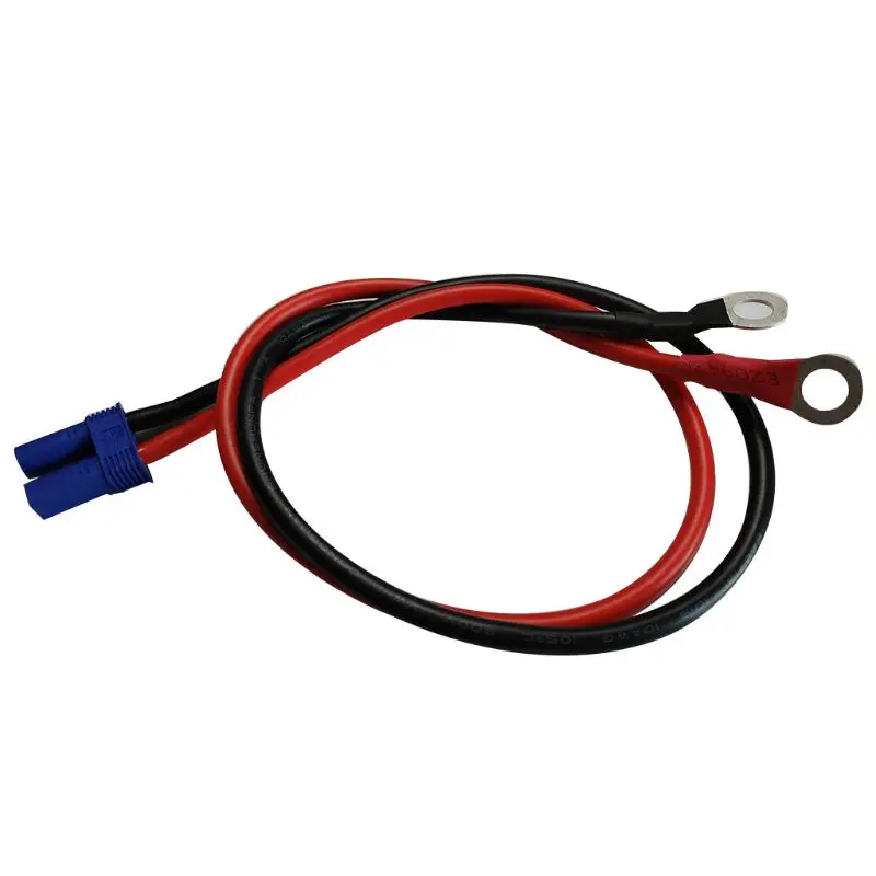 

Кабель EC5 для мотоцикла 10AWG, 50 см, адаптер питания с уплотнительным кольцом, кабель для зарядки аккумулятора, Прямая