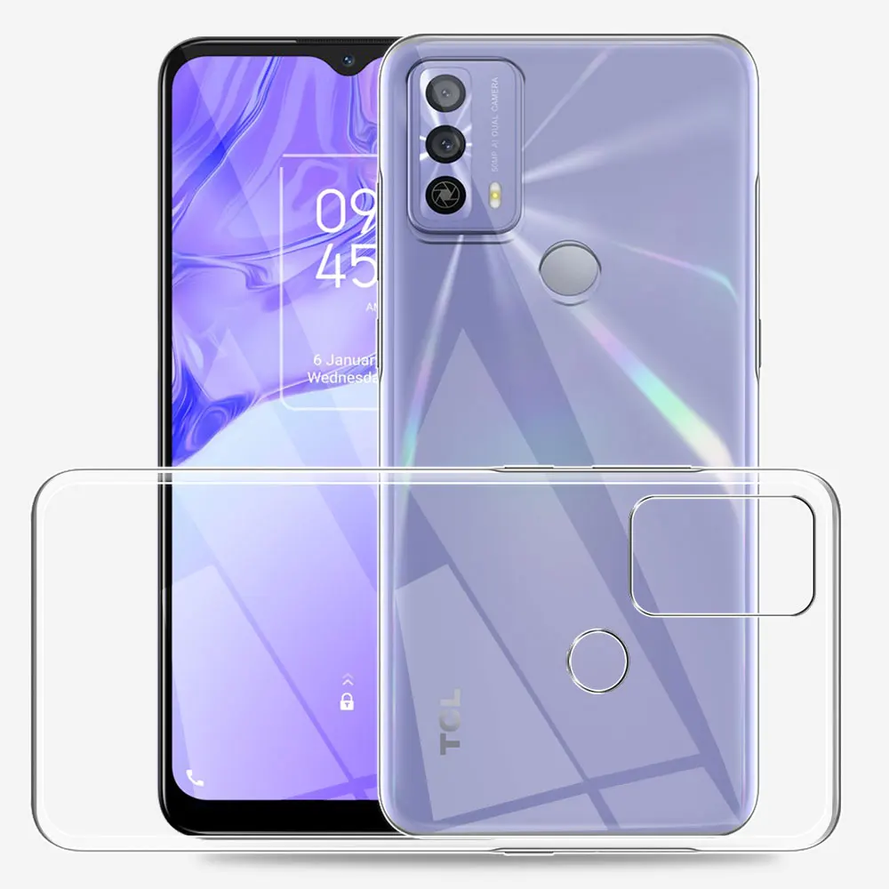 Crystal Clear Silicone Soft TPU Phone Cover – Transparent Protective Case