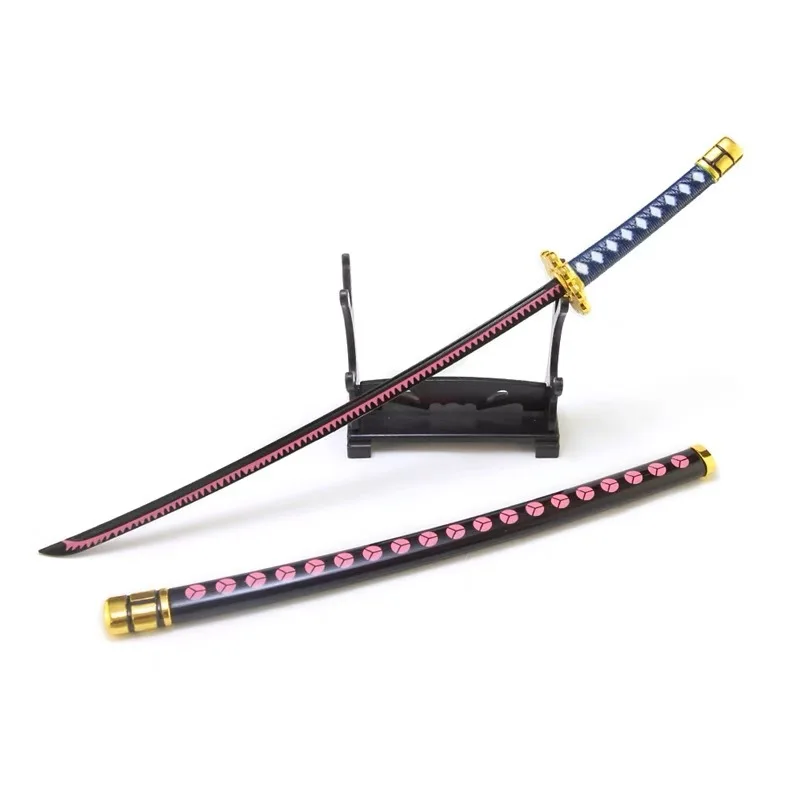 26cm Roronoa Zoro Swords Japan Anime Katana Zoro Shiyuusui Sword Metal Cosplay Weapon Prop Ornament Home Decor Kids Toy Gifts 5