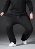 10XL Black Winter Pants Men Oversize Warm Plush Fluff Thickening Pants Trousers Oversize Comfortable Elastic Waist Big Pants Men 6