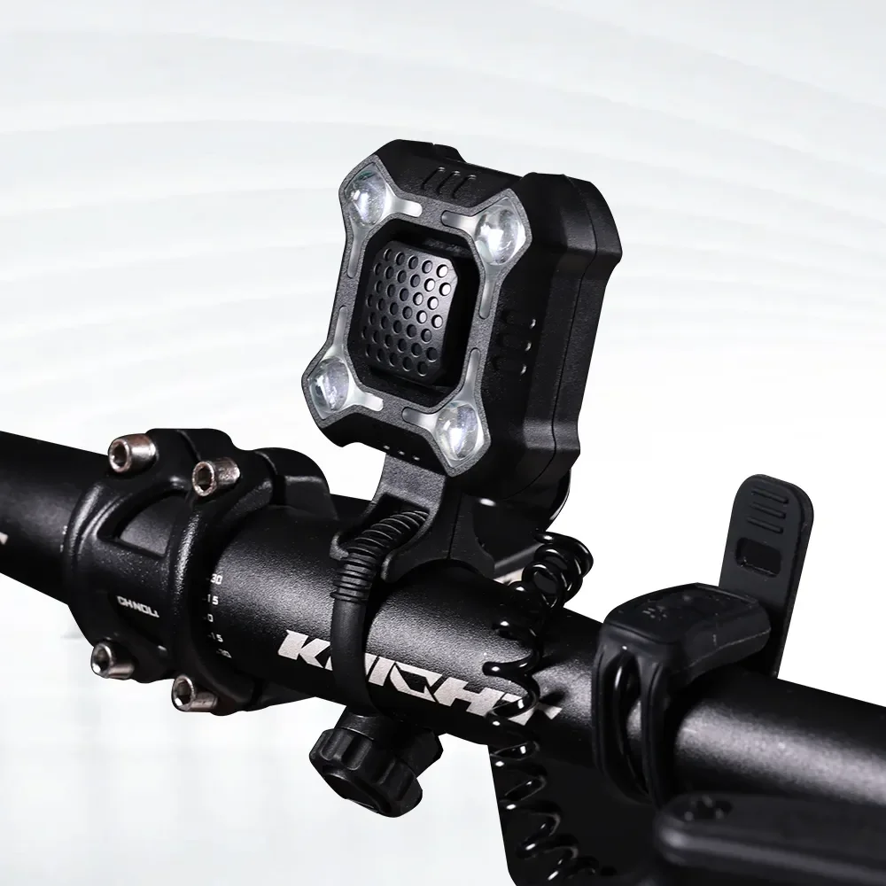 Bicycle Electronic Bell Bicycle Light Scooter E-bike Trumpet Alarm Bike Bell USB Charge Cycling Warning Alert Safety Riding bicycle bell