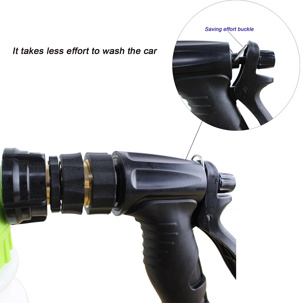 Foam Cannon Car Washing Kit Quick Connect To Garden Hose Garden Hose Foam Sprayer Foam Cannon Garden Hose Spray Foam Gun Cleaner 5