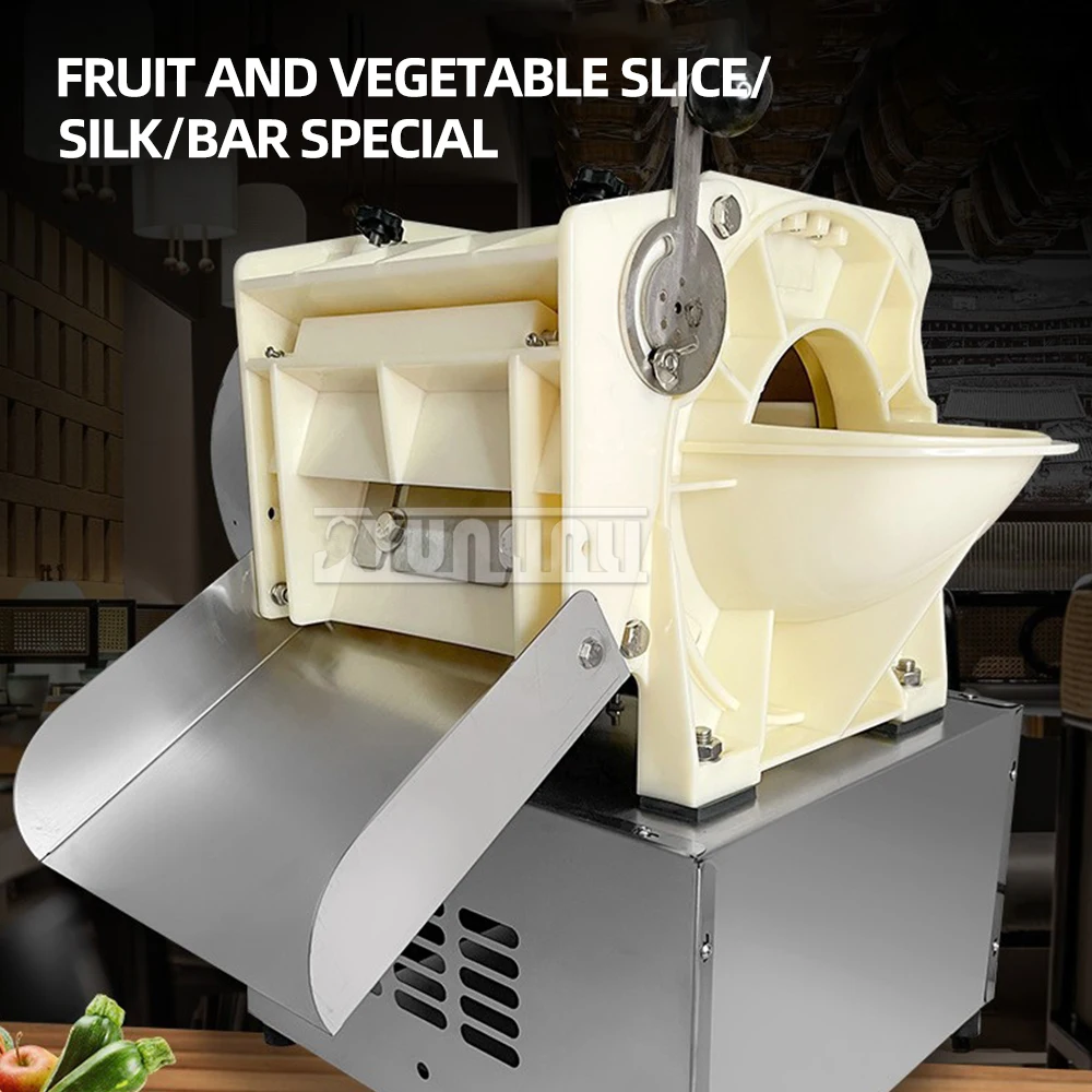 

Commercial High Efficiency Vegetable Cutting Machine Automatic Electric Potato Sliced Shredded Machine