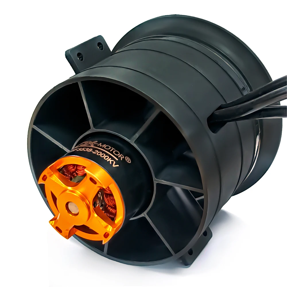 80 mm EDF 12 Flügel Impeller QX-MOTOR QF3748 1000 kV QF3538 2000 kV bürstenloser Motor CW CCW 2000 kV/1000 kV für RC-Drohnenmodellteile – Detail 4