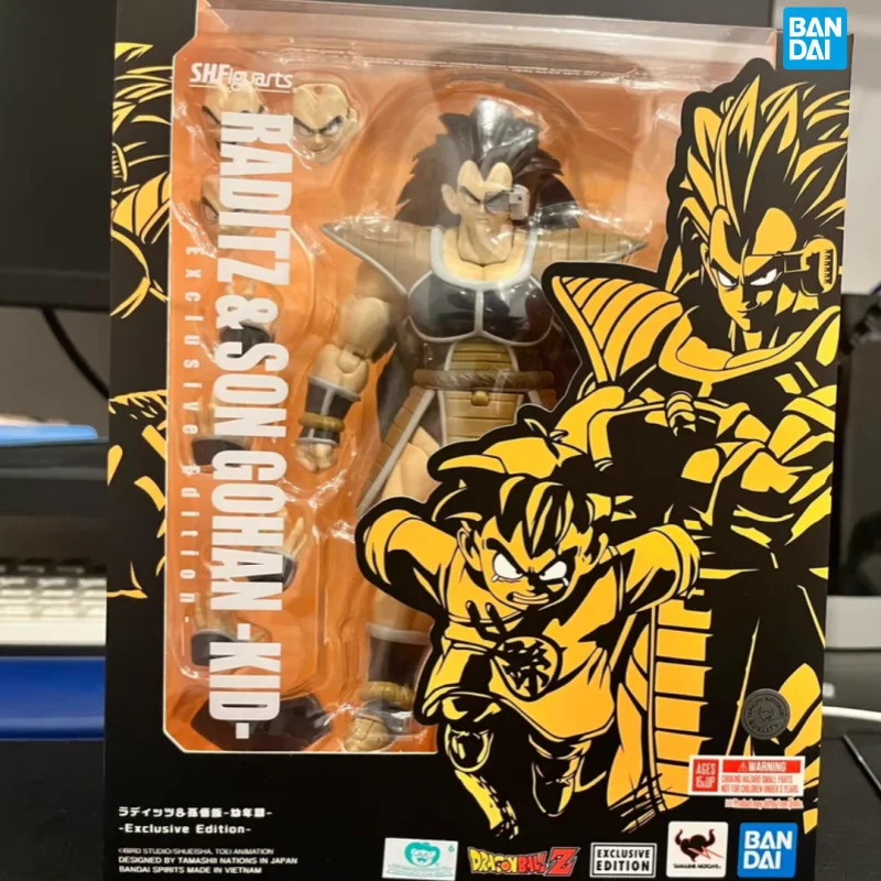

In Stock Bandai Raditz & Son Gohan Kid Dragon Ball Z S.H.Figuarts Exclusive Edition Ver. Anime Action Figures Pvc Model Toy Gift