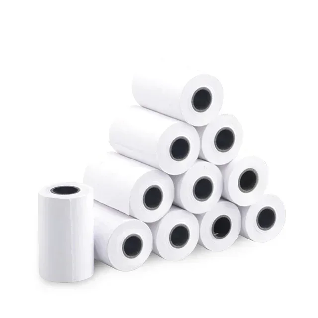 מחשבון הדפסה מיני לשולחן מחשבון הדפסה מונוכרום P1 מחשבון הדפסה סוללה Dc ציוד משרדי כפול