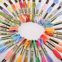 78-color segment dyed embroidery thread handmade accessories cross-stitch thread gradient two-color embroidery thread 1